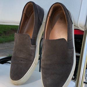 FRYE Patton Slip-On Brown Suede Sneaker